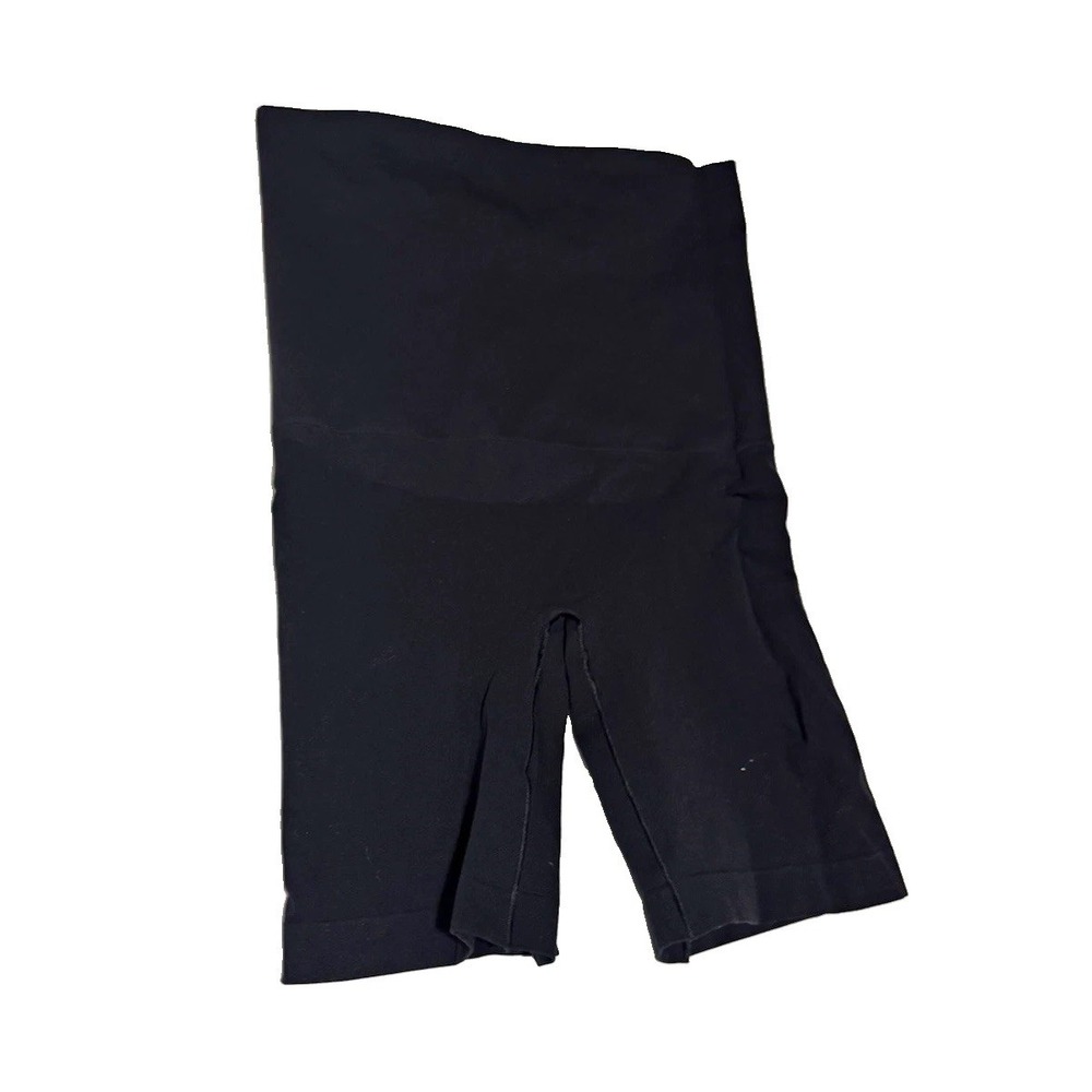 Yummie High-Waisted Firm Control Shapewear Shorts Black M/L Stretch